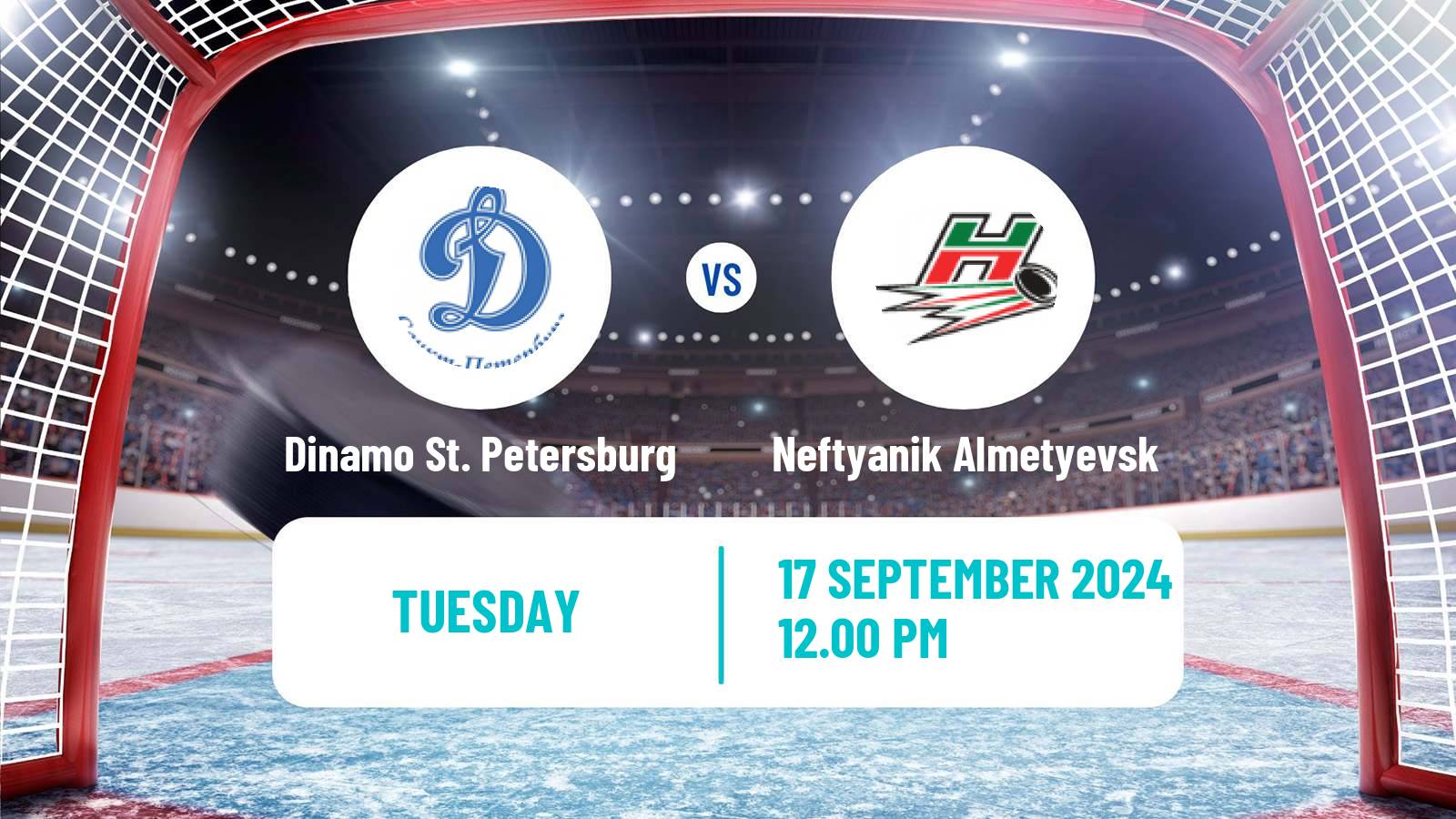 Hockey VHL Dinamo St. Petersburg - Neftyanik Almetyevsk