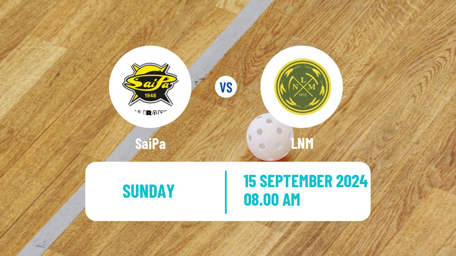 Floorball Finnish Divari SaiPa - LNM