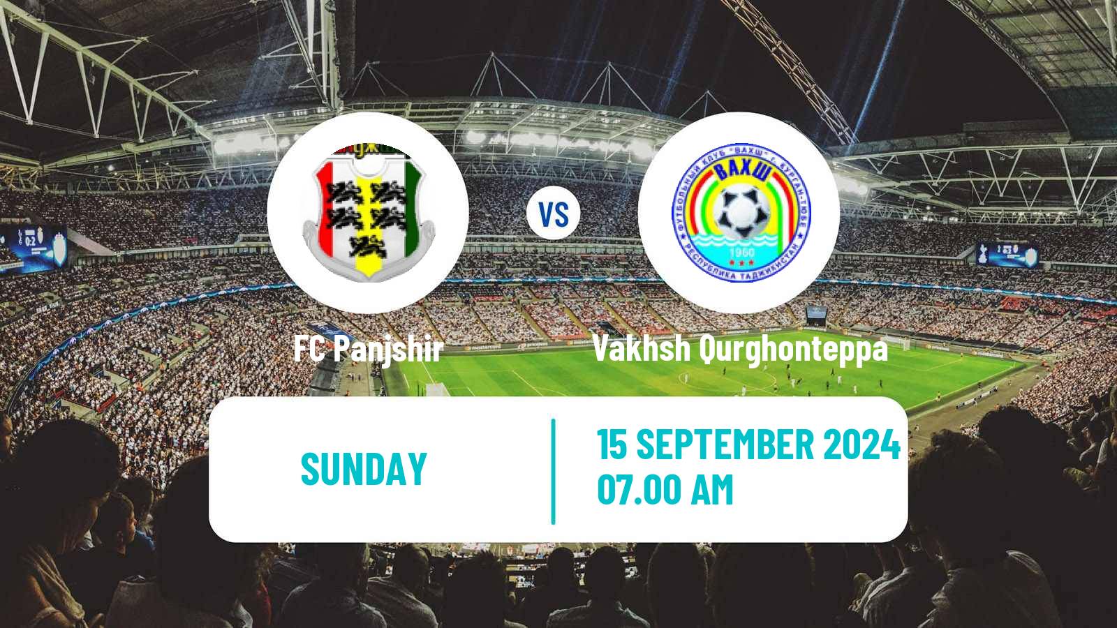 Soccer Tajik League Panjshir - Vakhsh Qurghonteppa