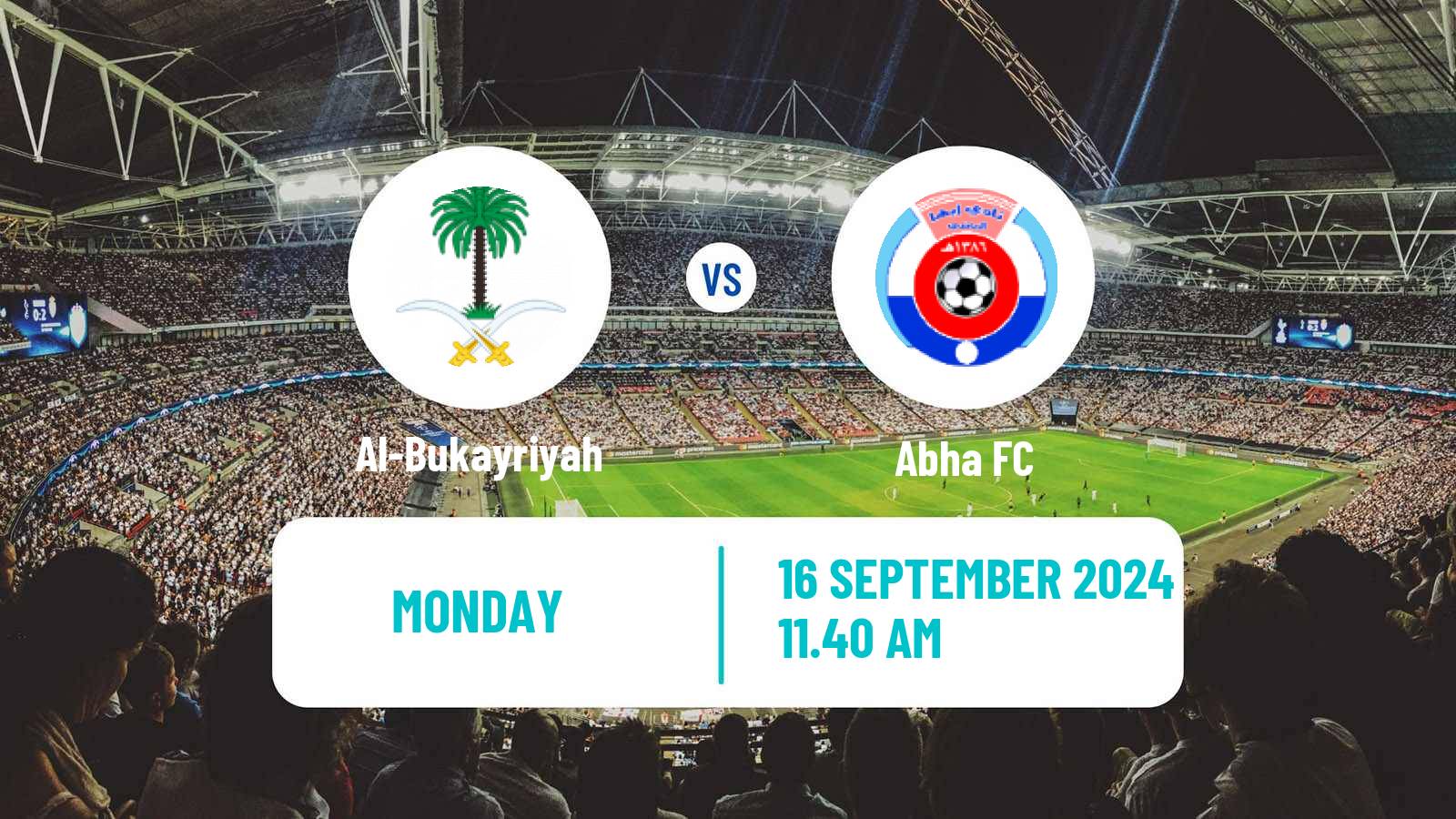 Soccer Saudi Division 1 Al-Bukayriyah - Abha