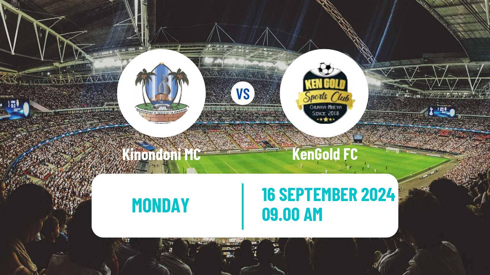 Soccer Tanzanian Premier League Kinondoni MC - KenGold