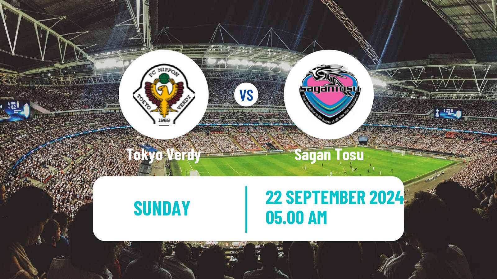 Soccer Japan J1 League Tokyo Verdy - Sagan Tosu