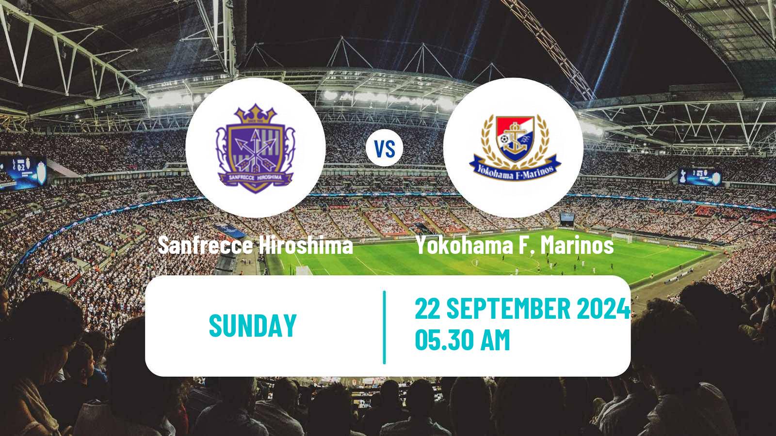 Soccer Japan J1 League Sanfrecce Hiroshima - Yokohama F. Marinos