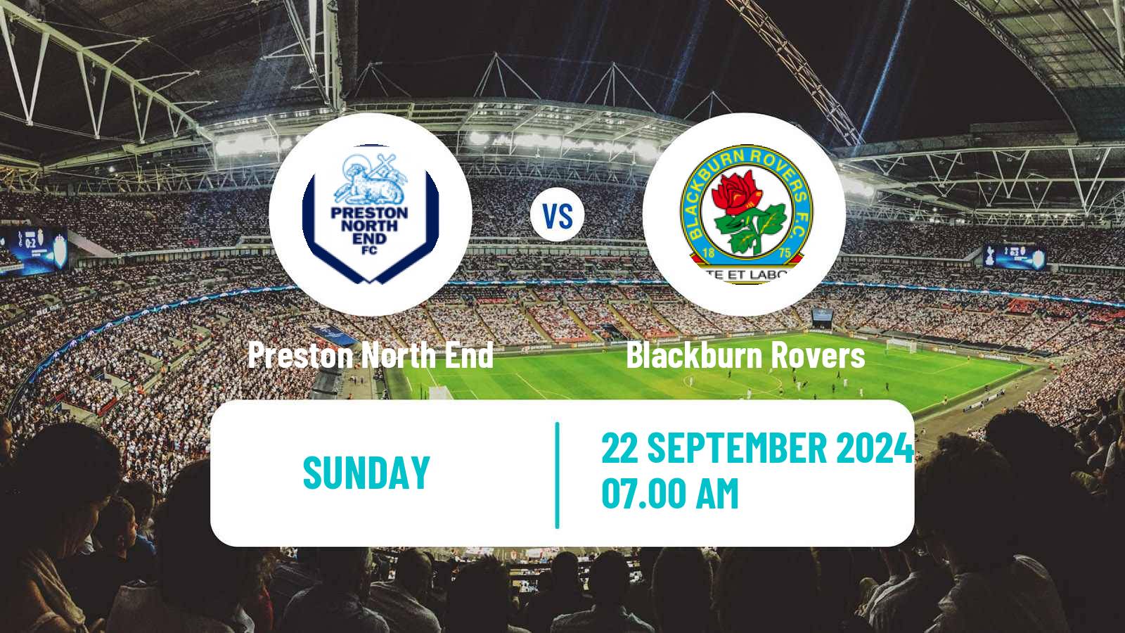 Soccer English League Championship Preston North End - Blackburn Rovers