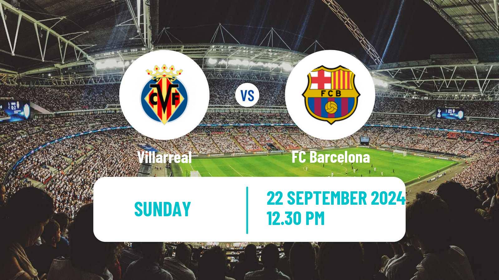 Soccer Spanish LaLiga Villarreal - Barcelona