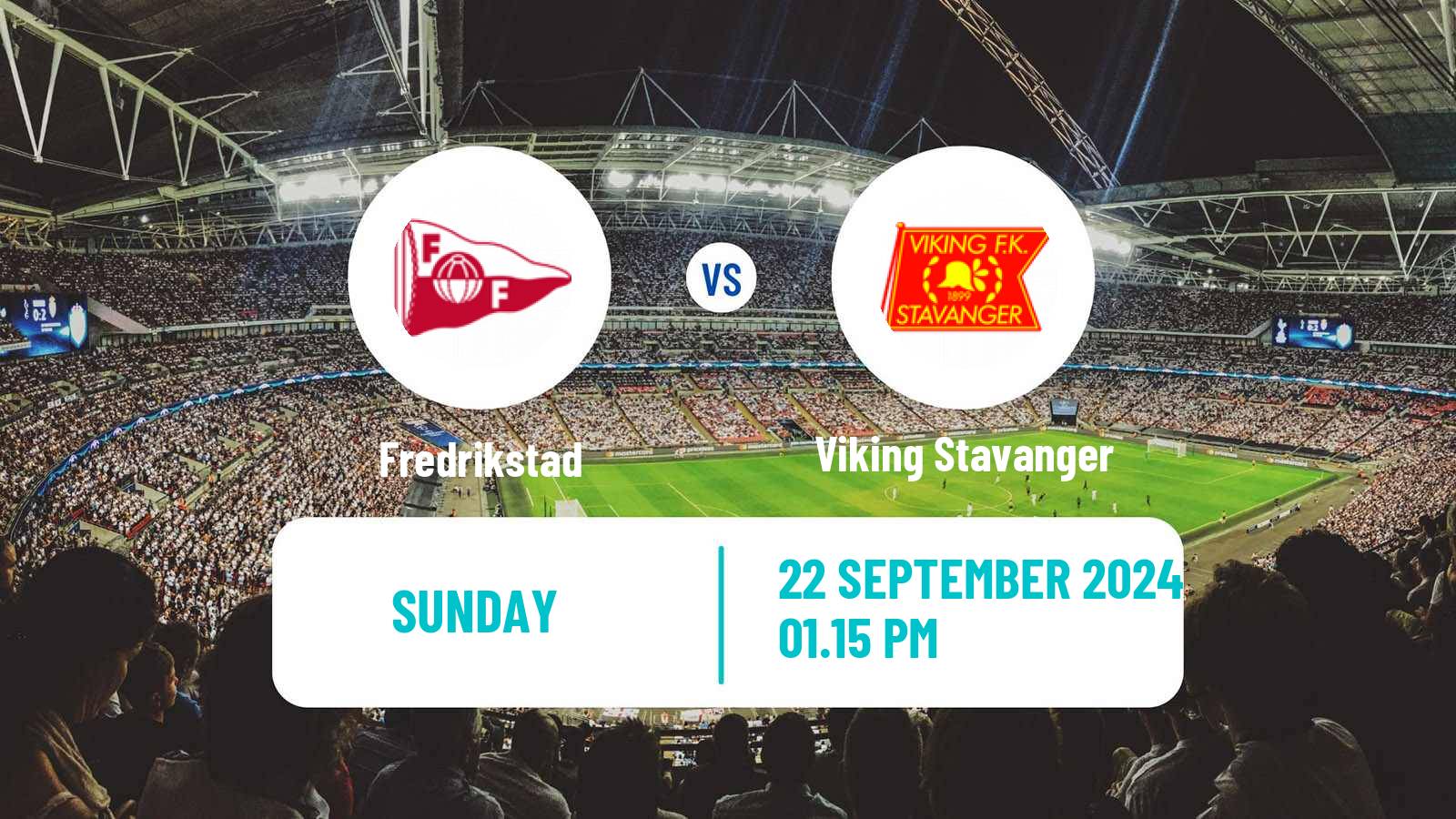 Soccer Norwegian Eliteserien Fredrikstad - Viking Stavanger