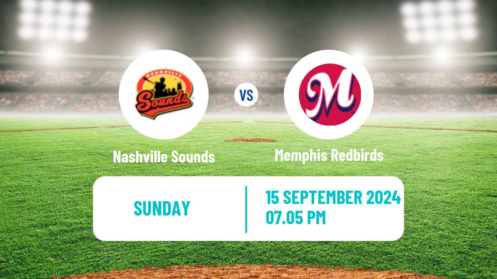 Baseball IL Nashville Sounds - Memphis Redbirds