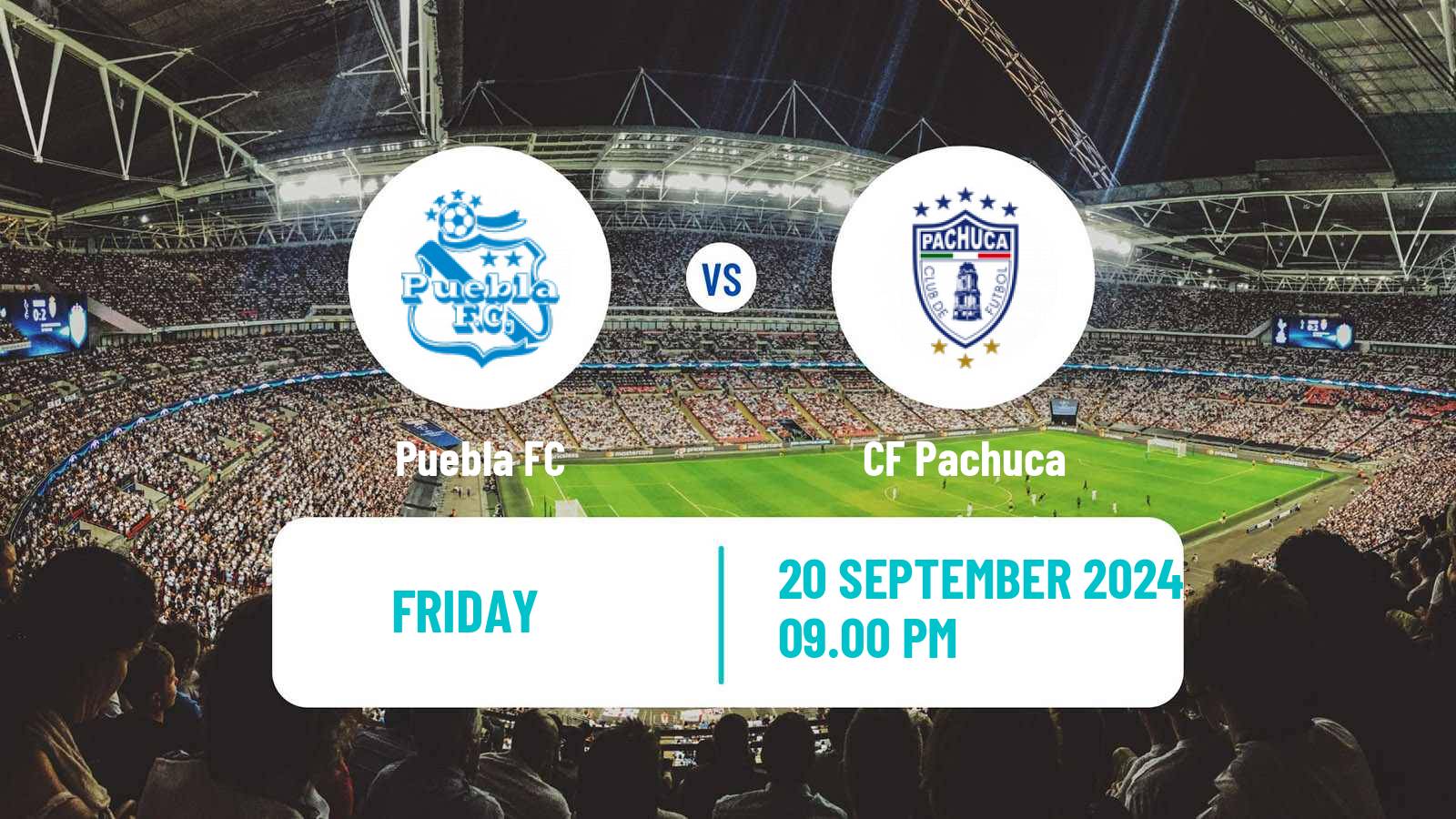 Soccer Mexican Liga MX Puebla - Pachuca