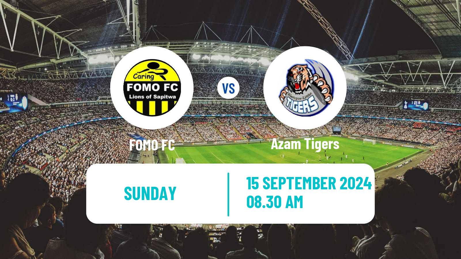 Soccer Malawi Premier Division FOMO - Azam Tigers