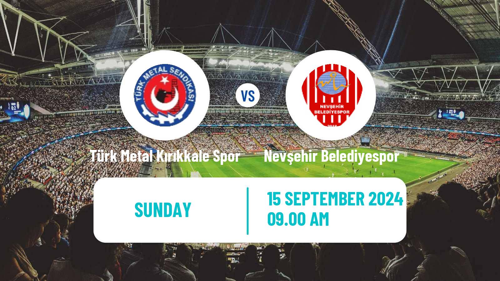 Soccer Turkish 3 Lig Group 2 Türk Metal Kırıkkale Spor - Nevşehir Belediyespor