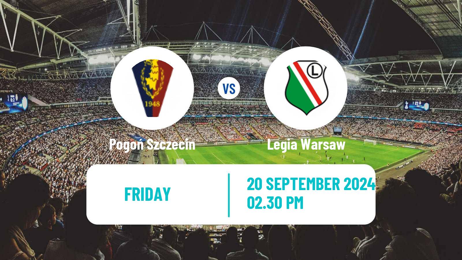 Soccer Polish Ekstraklasa Pogoń Szczecin - Legia Warsaw