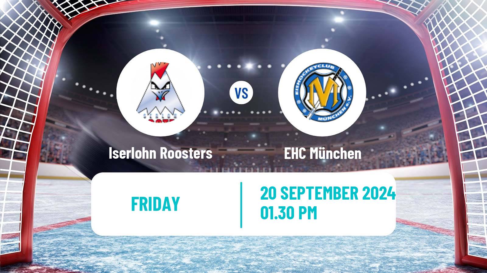 Hockey German Ice Hockey League Iserlohn Roosters - EHC München