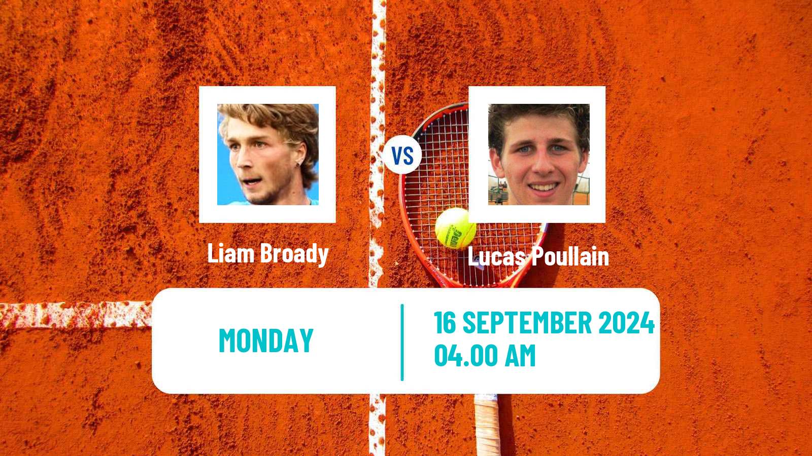 Tennis St Tropez Challenger Men Liam Broady - Lucas Poullain