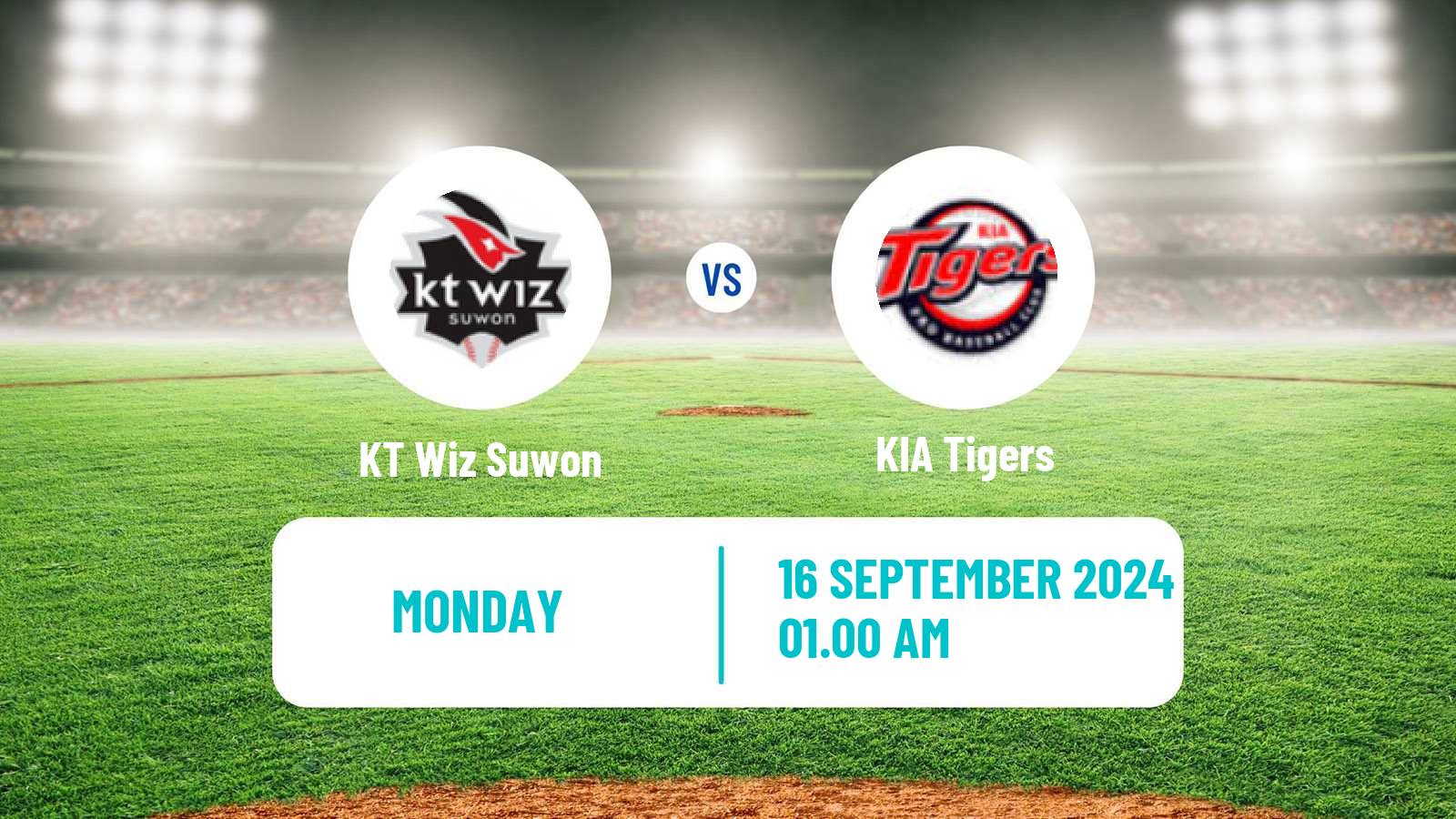 Baseball KBO KT Wiz Suwon - KIA Tigers