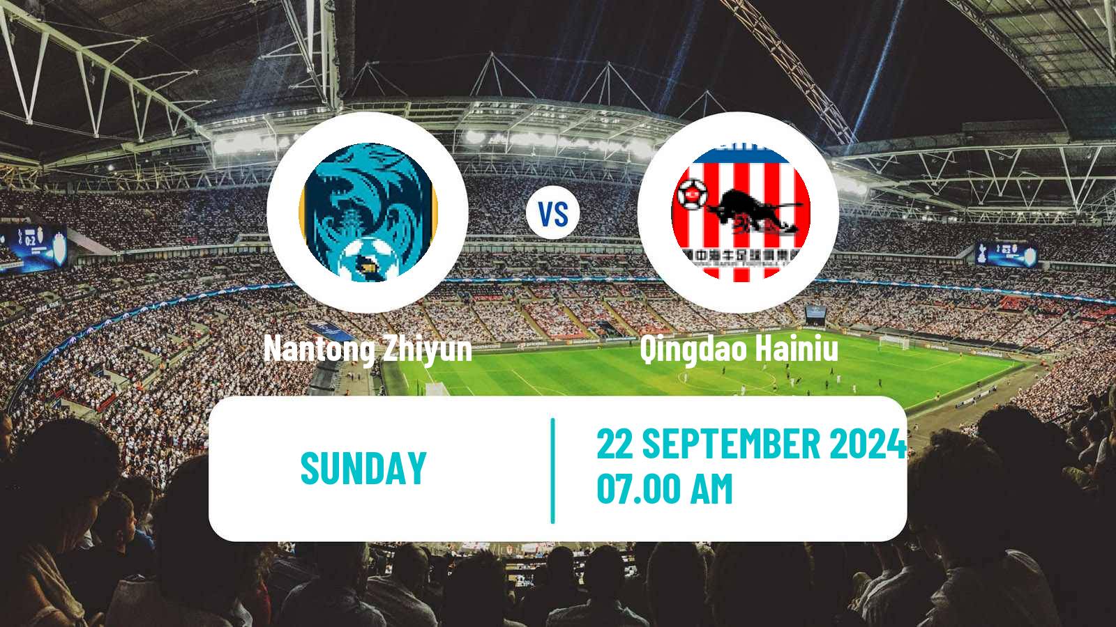 Soccer Chinese Super League Nantong Zhiyun - Qingdao Hainiu