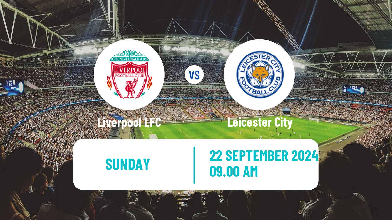 Soccer English WSL Liverpool LFC - Leicester City