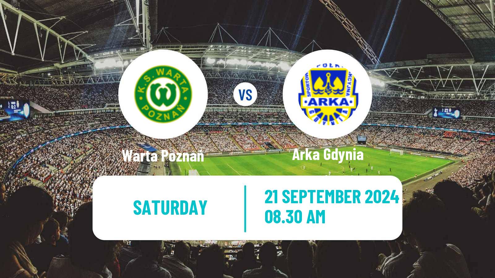 Soccer Polish Division 1 Warta Poznań - Arka Gdynia