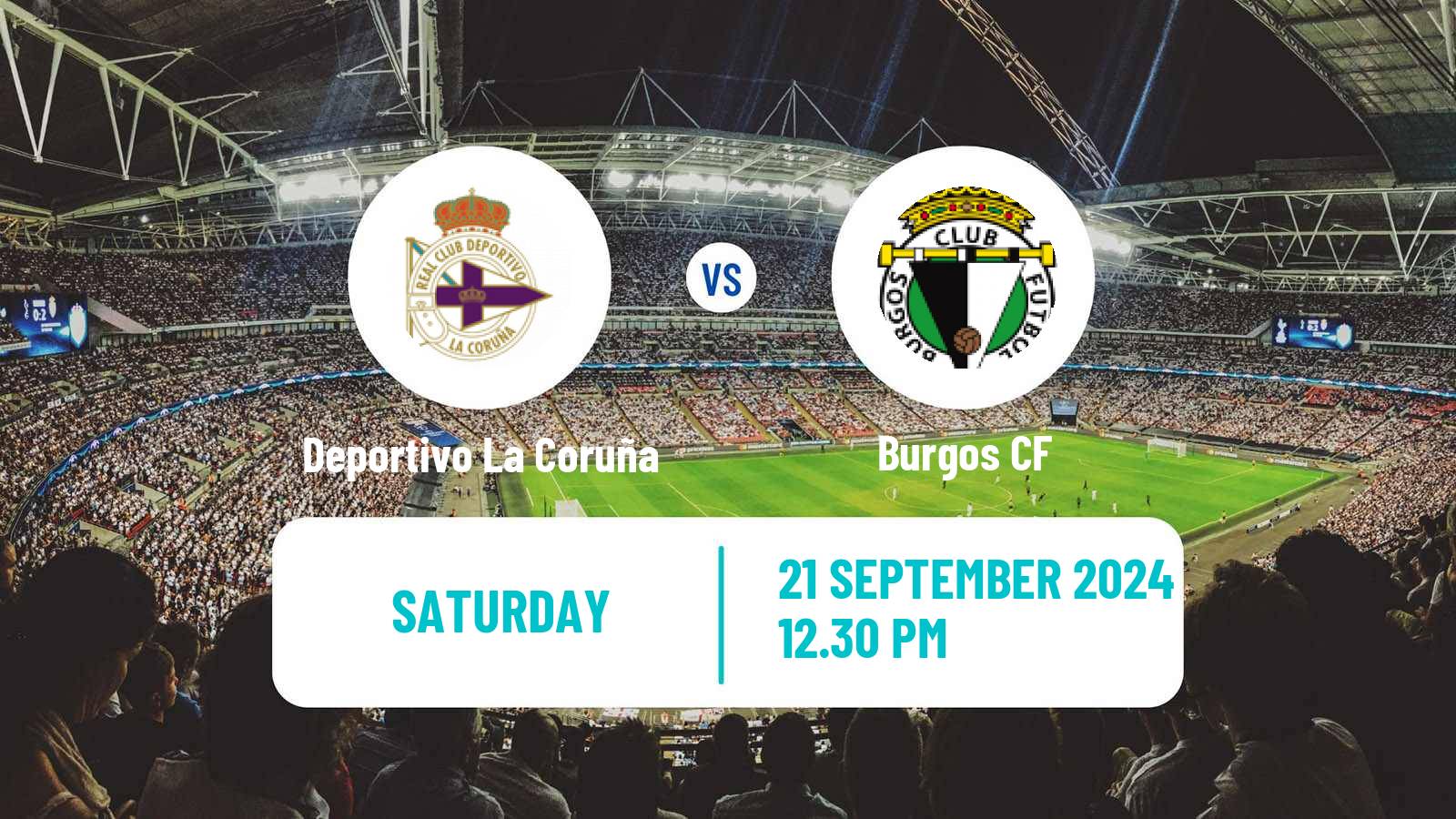 Soccer Spanish LaLiga2 Deportivo La Coruña - Burgos