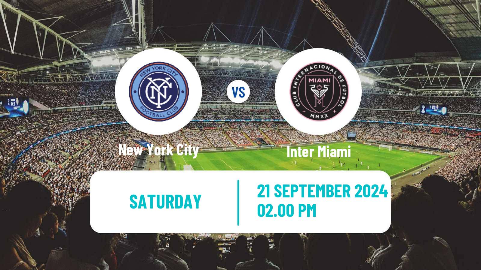 Soccer MLS New York City - Inter Miami