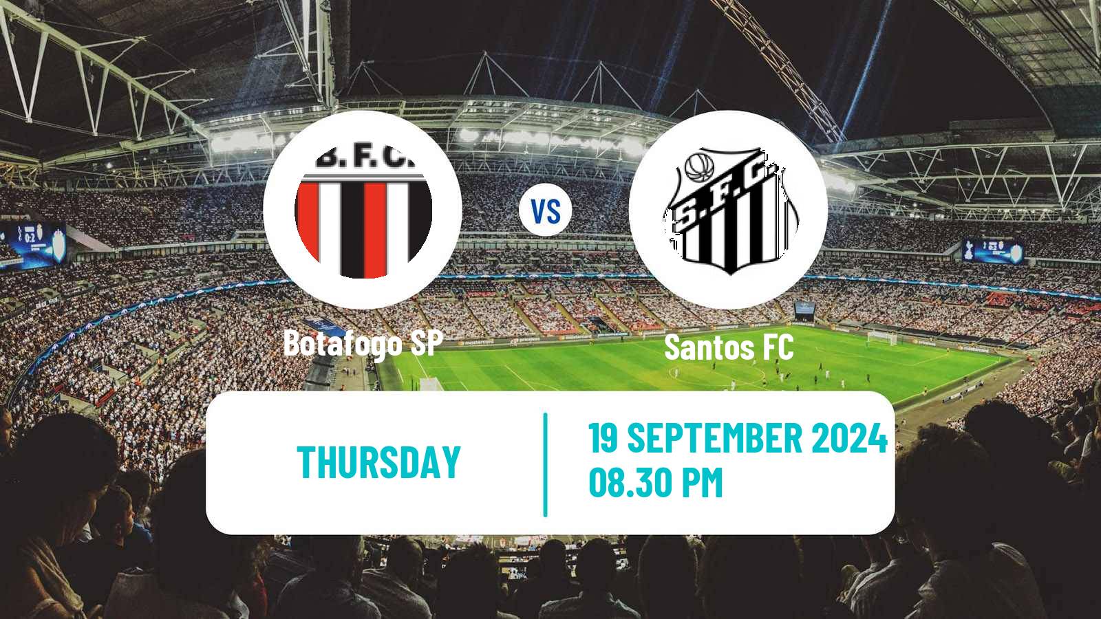 Soccer Brazilian Serie B Botafogo SP - Santos