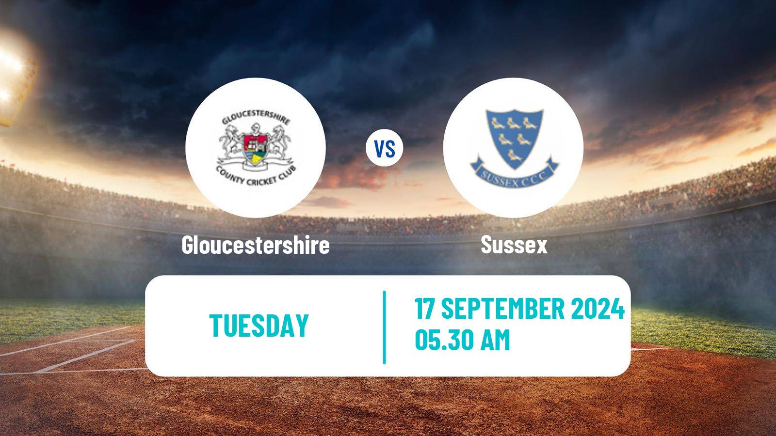 Cricket County Championship Two Cricket Gloucestershire - Sussex