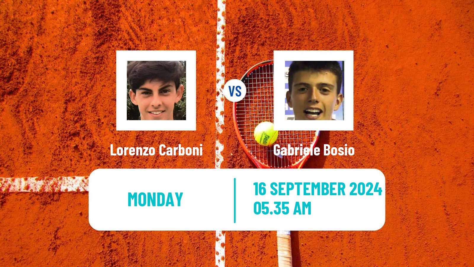 Tennis ITF M25 Santa Margherita Di Pula 7 Men Lorenzo Carboni - Gabriele Bosio