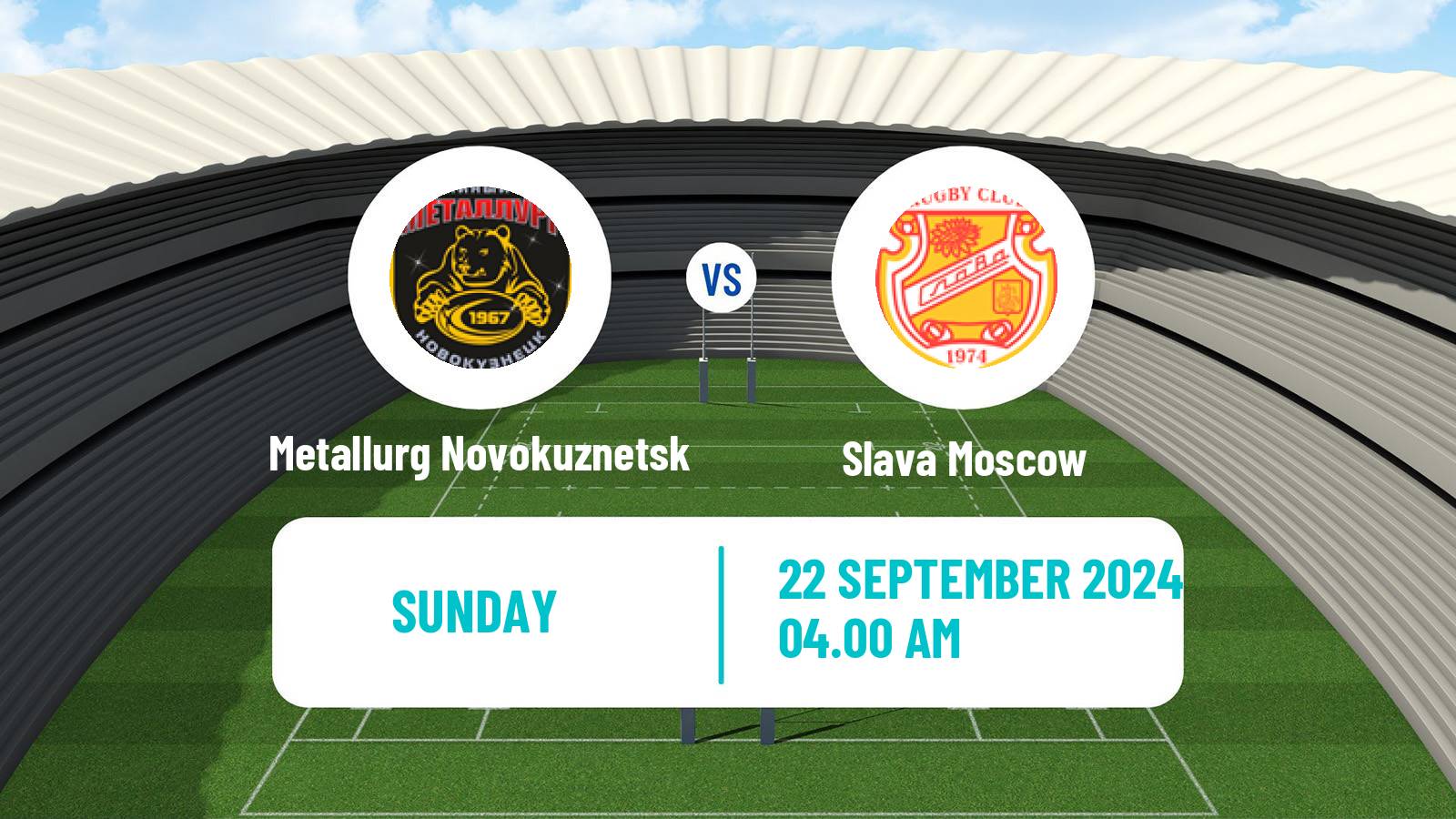 Rugby union Russian Premier League Rugby Metallurg Novokuznetsk - Slava Moscow