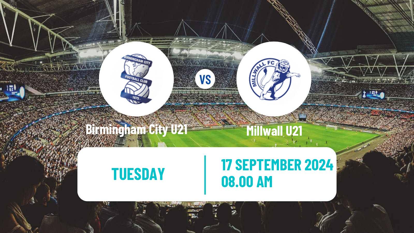 Soccer English Professional Development League Birmingham City U21 - Millwall U21