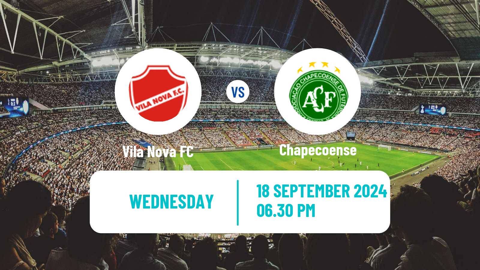 Soccer Brazilian Serie B Vila Nova - Chapecoense