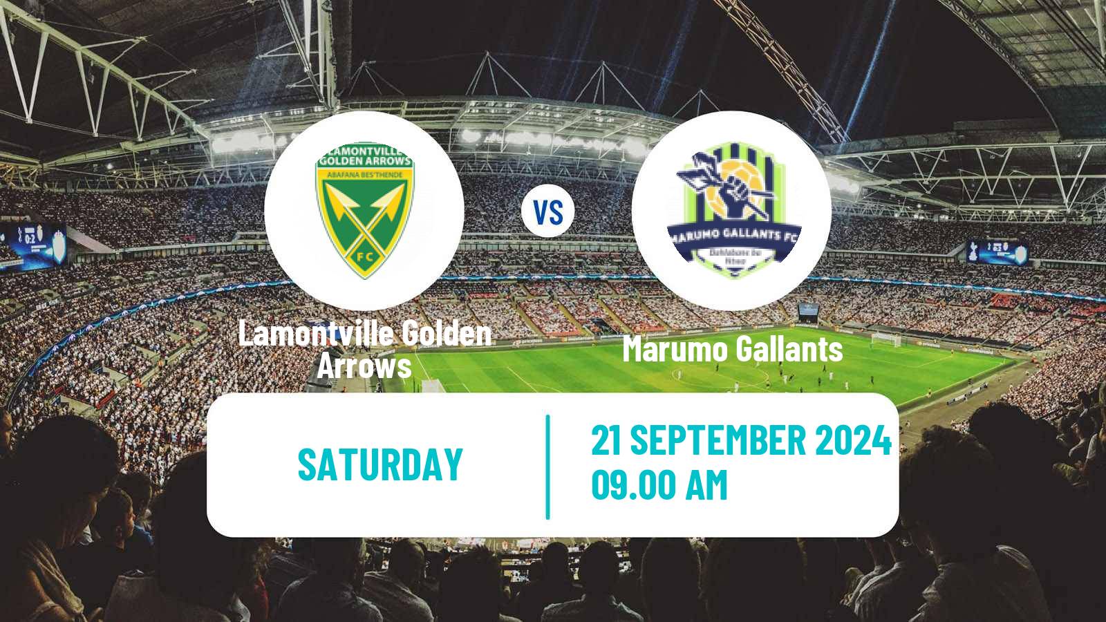 Soccer South African Premier Soccer League Lamontville Golden Arrows - Marumo Gallants