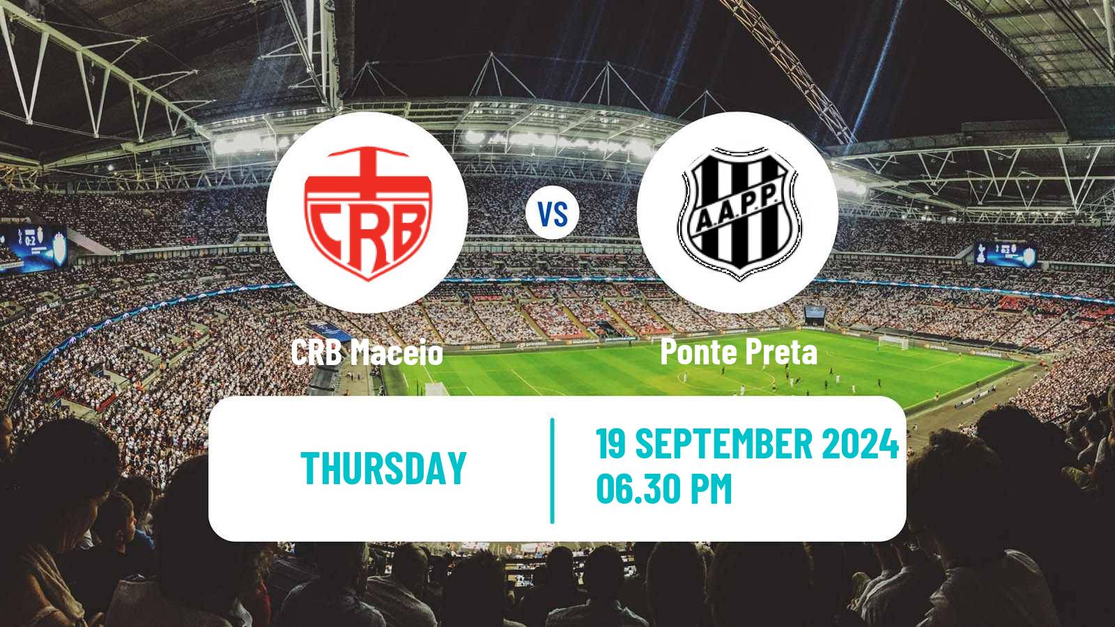 Soccer Brazilian Serie B CRB Maceio - Ponte Preta