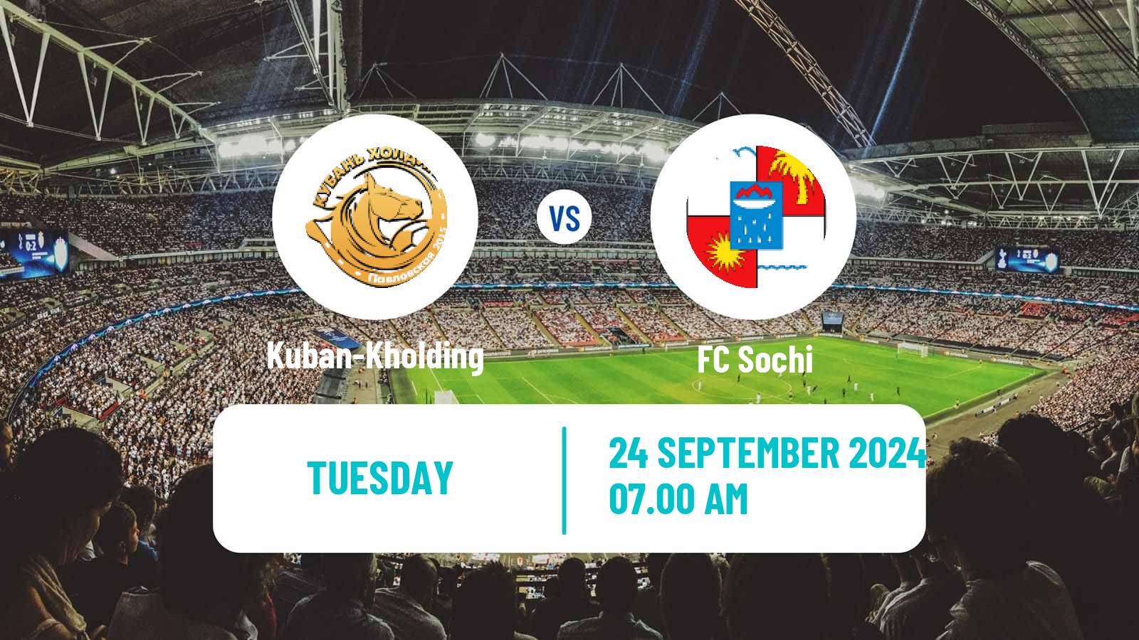 Soccer Russian Cup Kuban-Kholding - Sochi