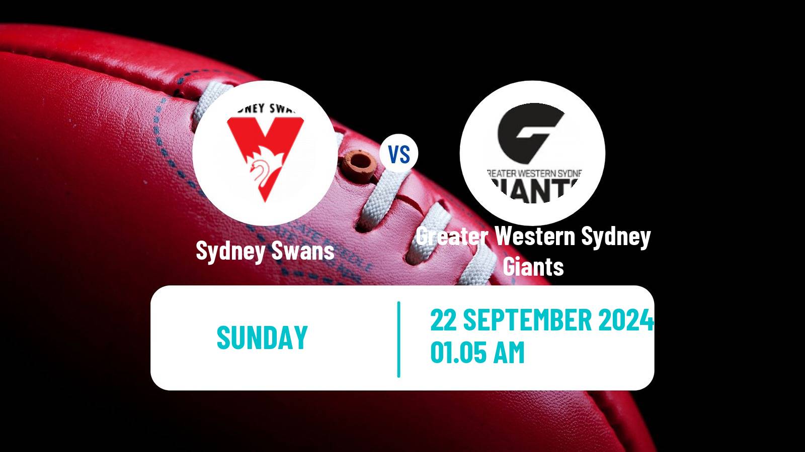 Aussie rules AFL Women Sydney Swans - Greater Western Sydney Giants