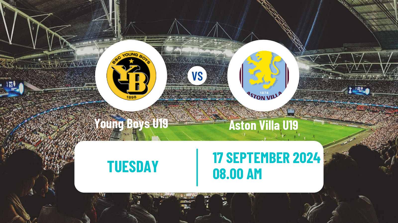 Soccer UEFA Youth League Young Boys U19 - Aston Villa U19