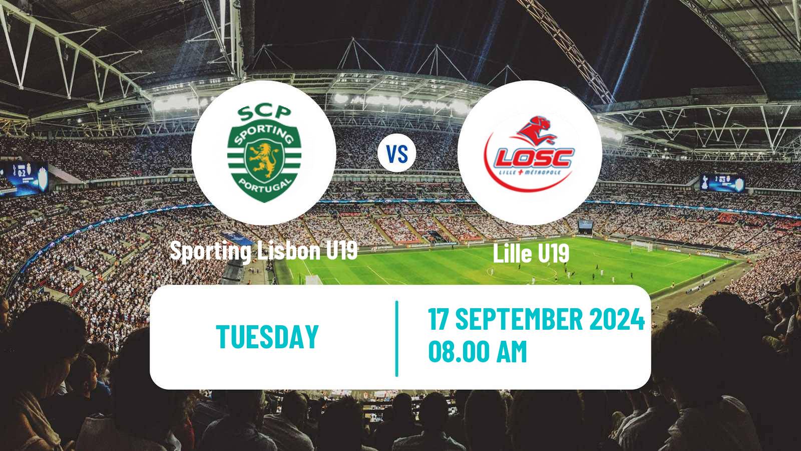 Soccer UEFA Youth League Sporting Lisbon U19 - Lille U19