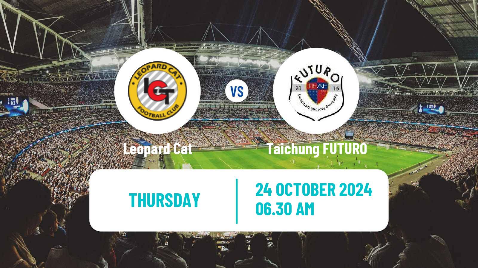 Soccer Taiwan Premier League Leopard Cat - Taichung FUTURO