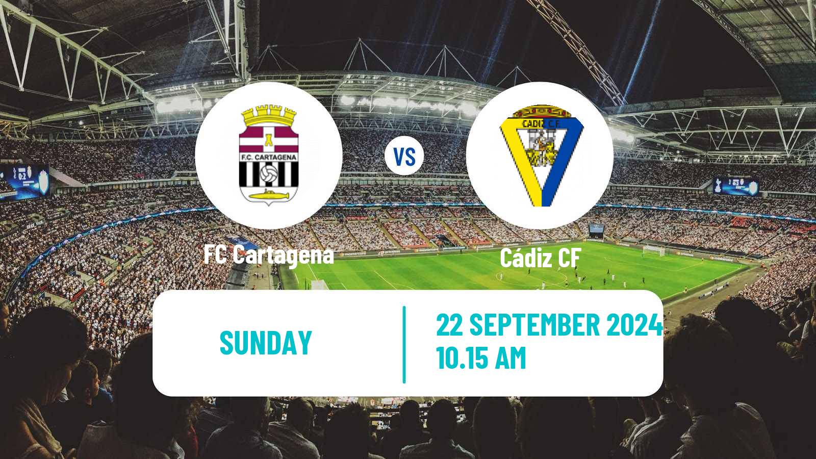 Soccer Spanish LaLiga2 Cartagena - Cádiz