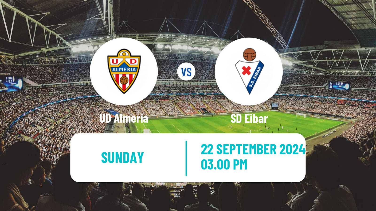 Soccer Spanish LaLiga2 Almería - Eibar