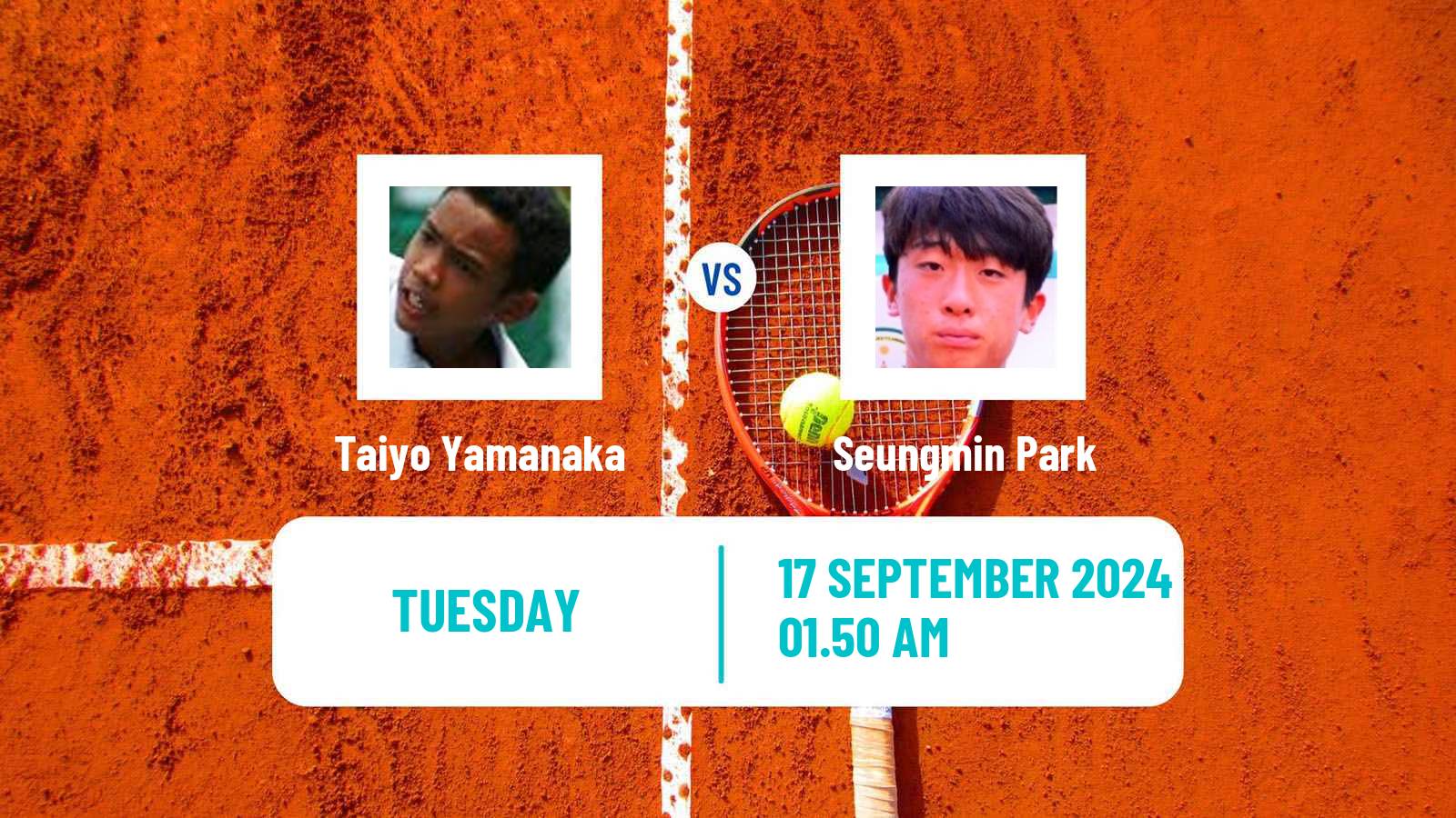 Tennis ITF M15 Bali 2 Men Taiyo Yamanaka - Seungmin Park