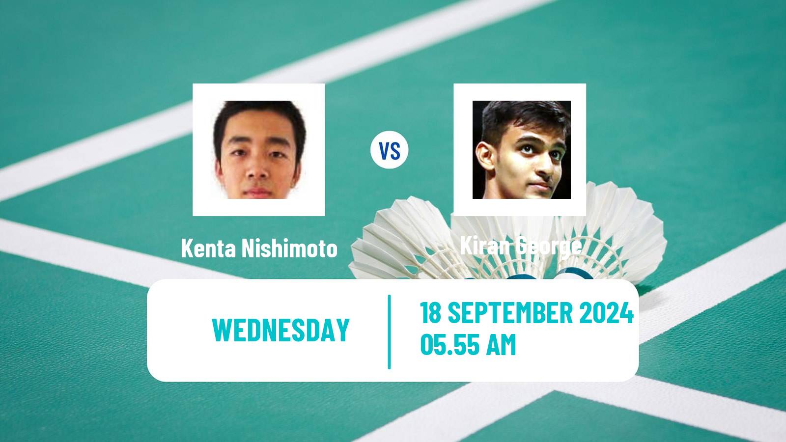 Badminton BWF World Tour Victor China Open Men Kenta Nishimoto - Kiran George