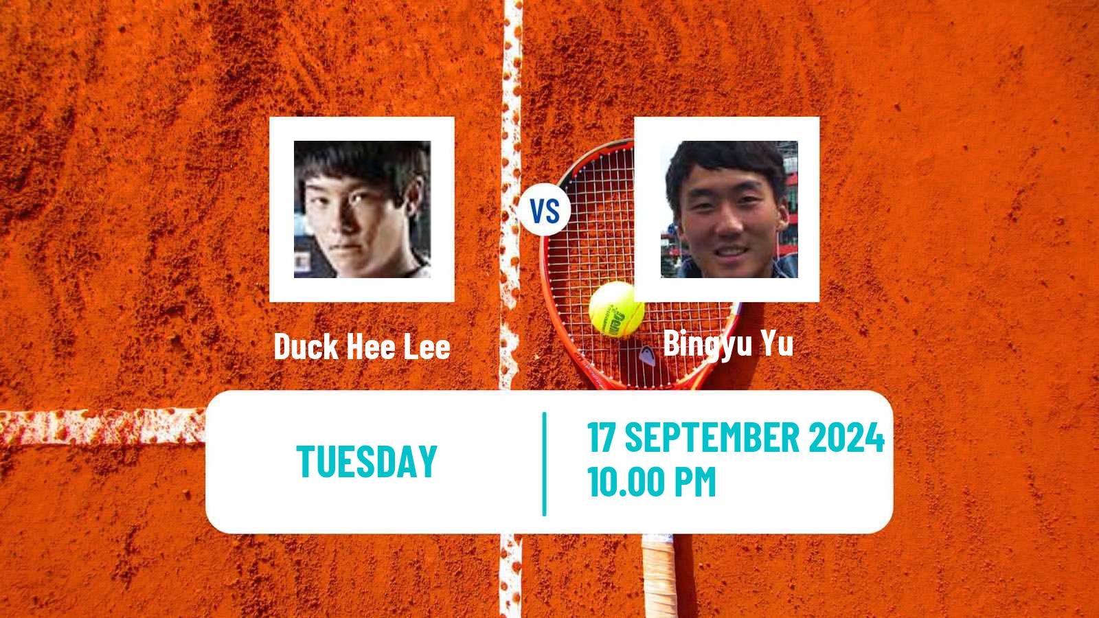 Tennis ITF M25 Guiyang Men Duck Hee Lee - Bingyu Yu