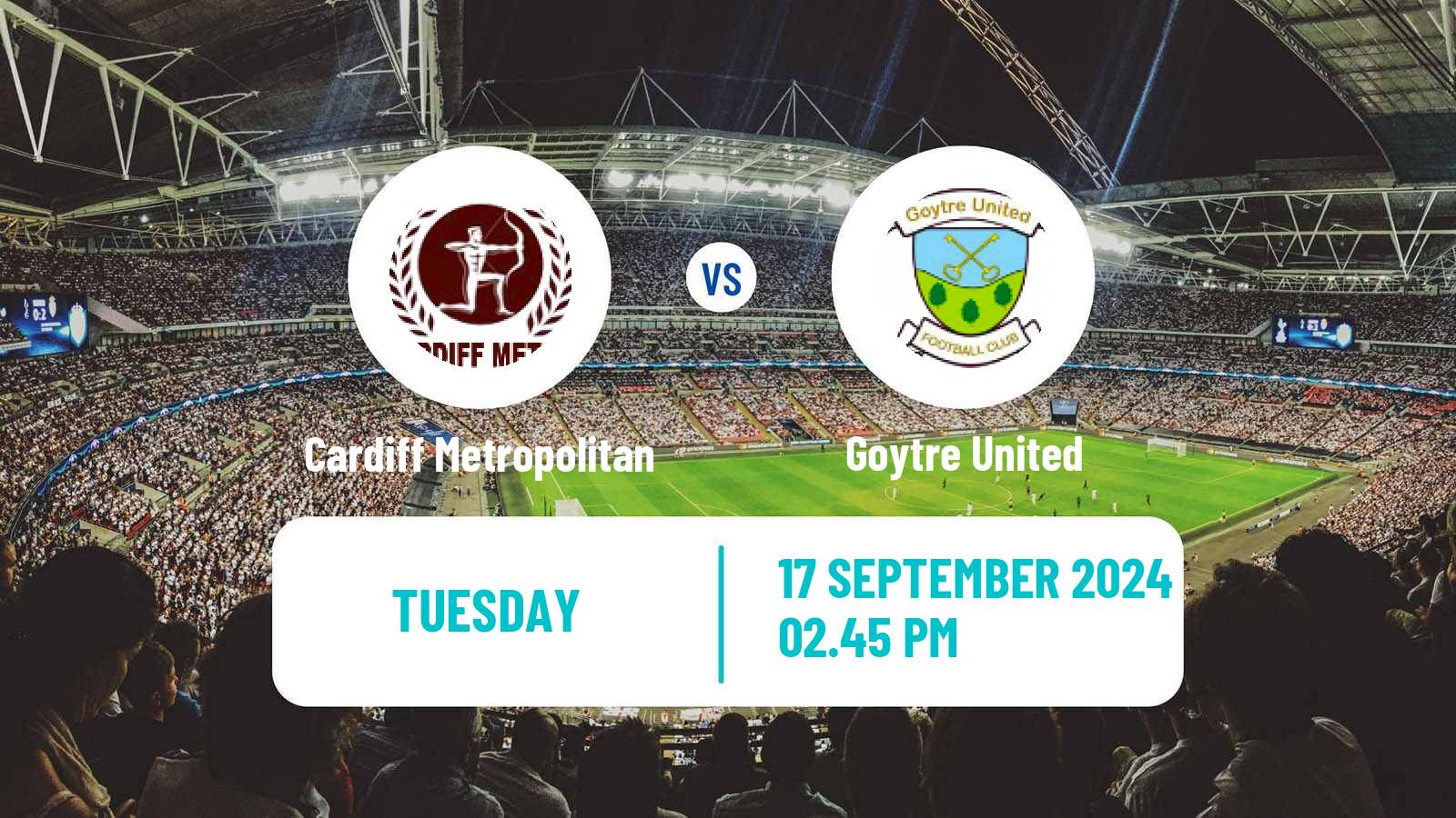 Soccer Welsh League Cup Cardiff Metropolitan - Goytre United