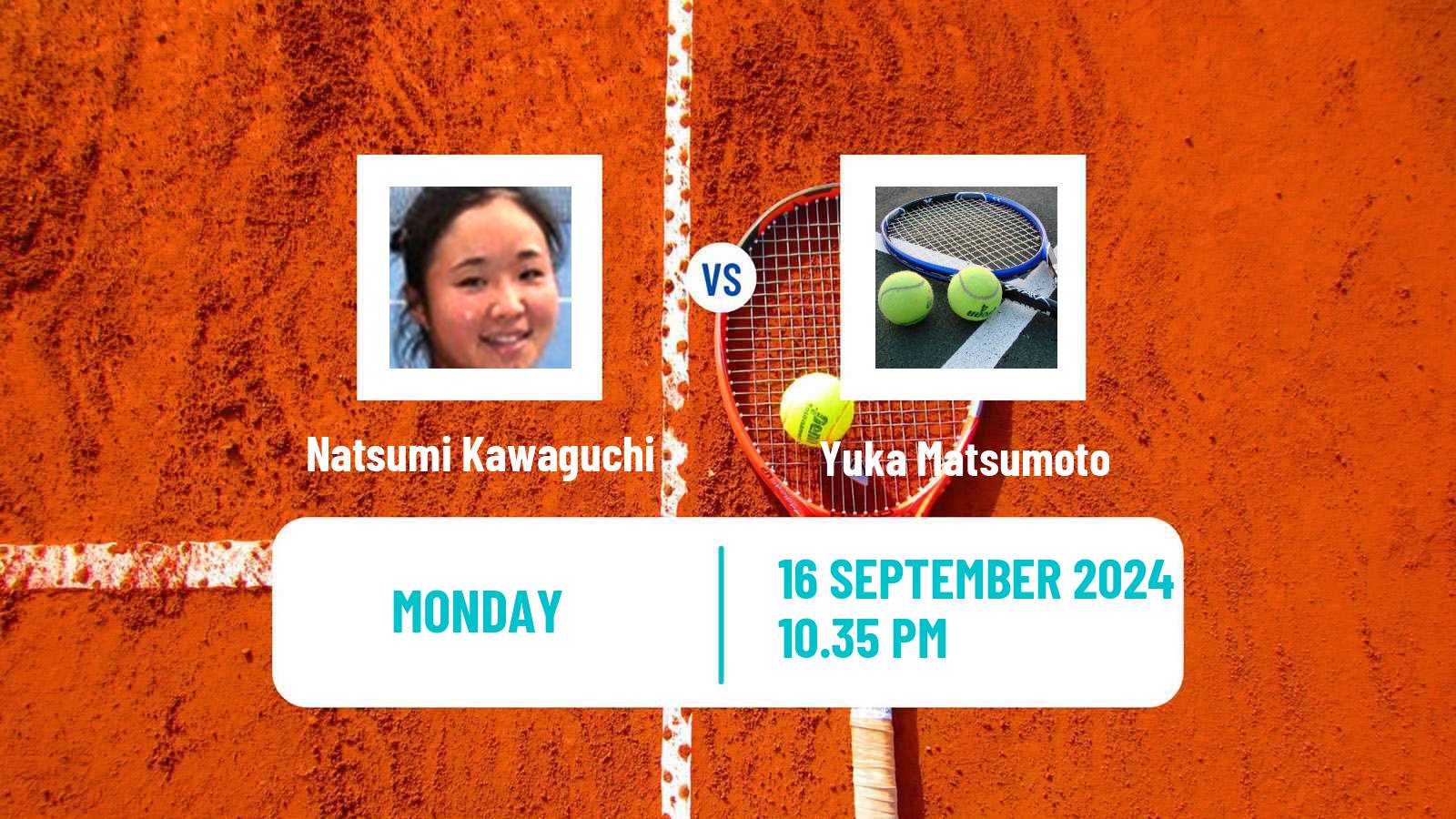 Tennis ITF W35 Kyoto Women Natsumi Kawaguchi - Yuka Matsumoto