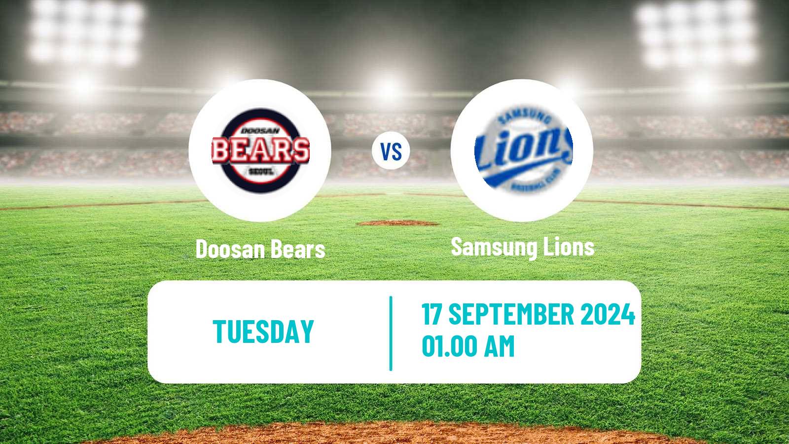 Baseball KBO Doosan Bears - Samsung Lions