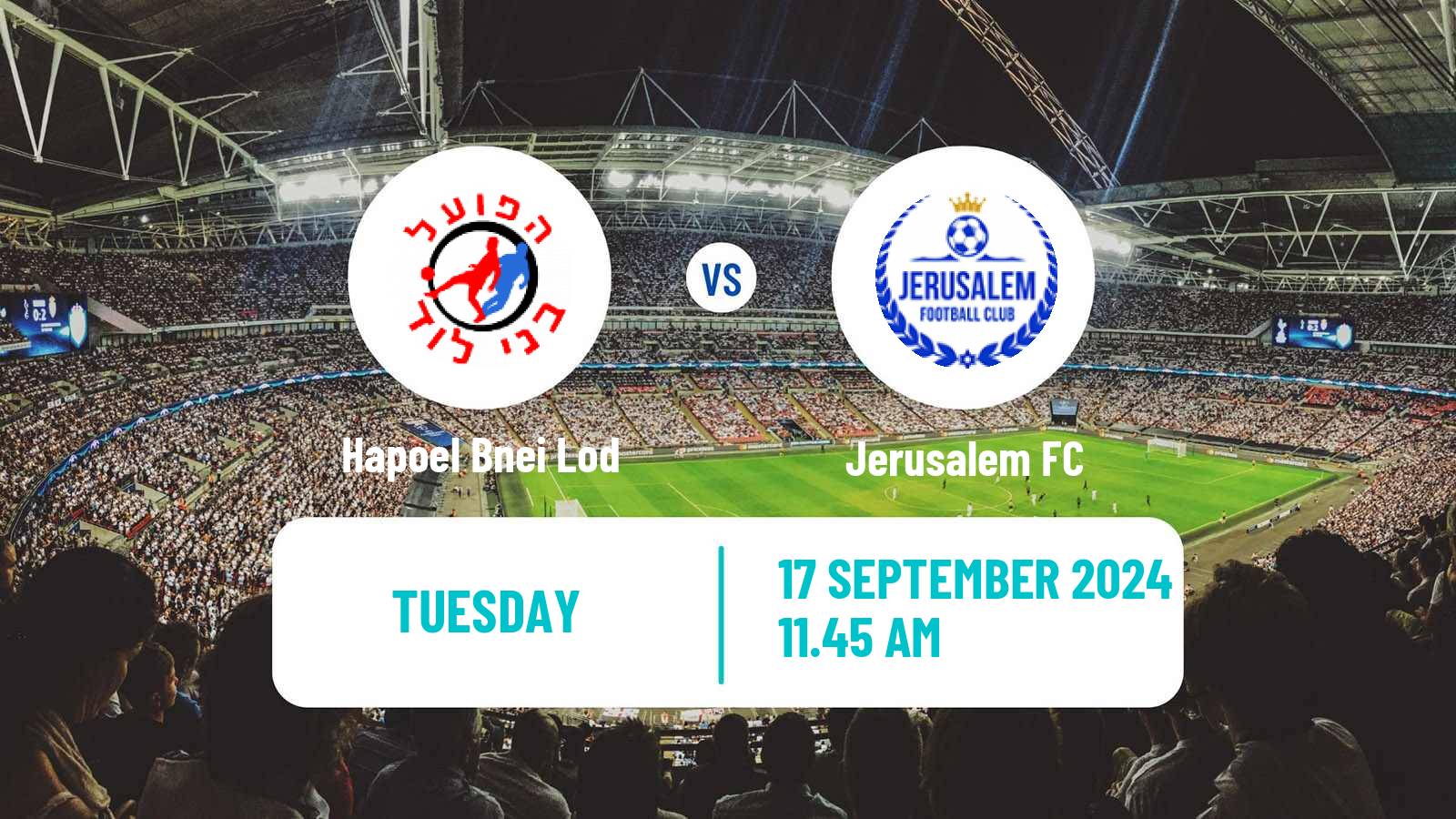 Soccer Israeli Liga Alef South Hapoel Bnei Lod - Jerusalem FC