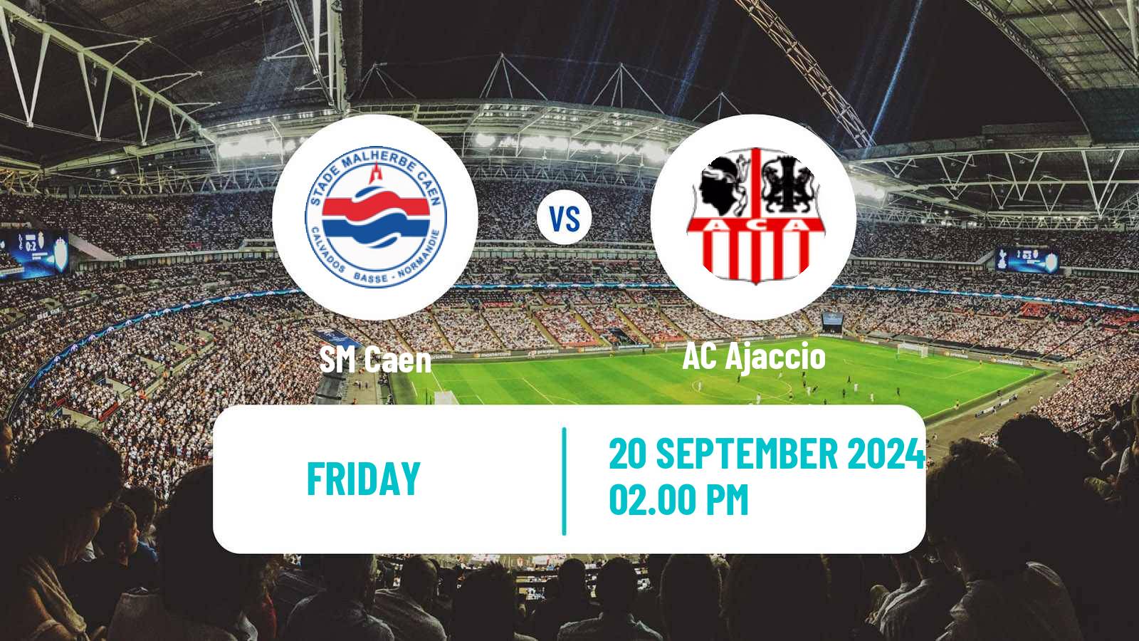 Soccer French Ligue 2 Caen - Ajaccio