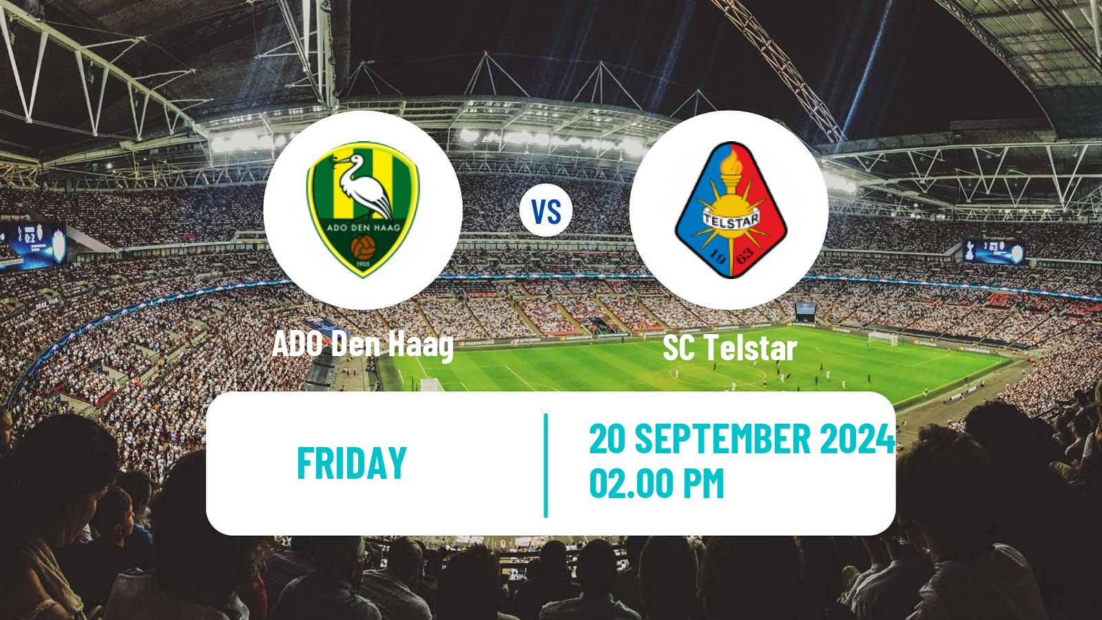 Soccer Dutch Eerste Divisie ADO Den Haag - Telstar