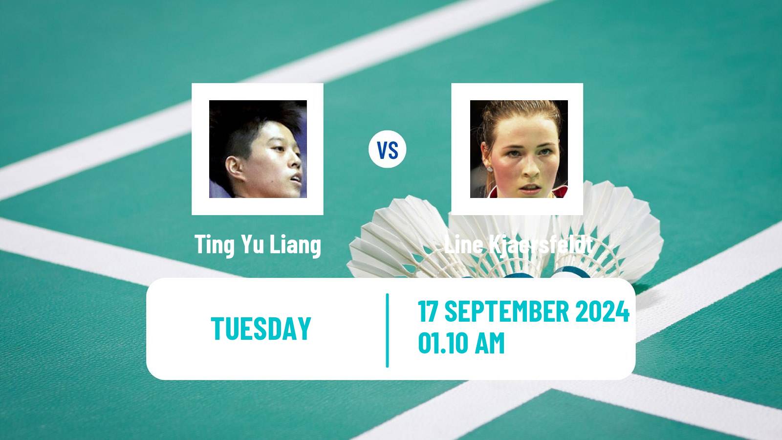 Badminton BWF World Tour Victor China Open Women Ting Yu Liang - Line Kjaersfeldt