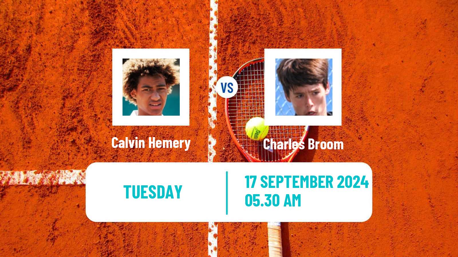 Tennis St Tropez Challenger Men Calvin Hemery - Charles Broom