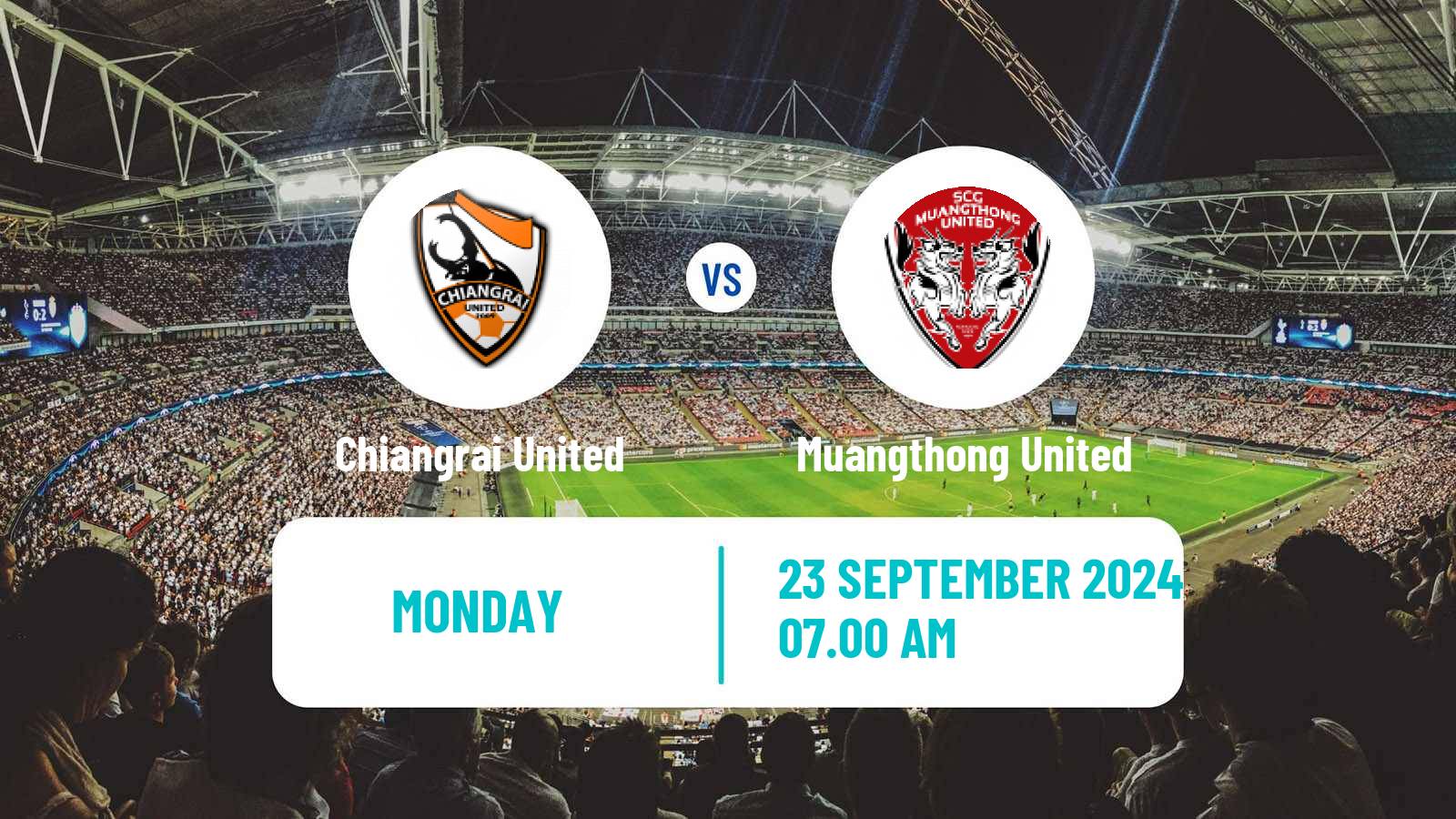 Soccer Thai League 1 Chiangrai United - Muangthong United